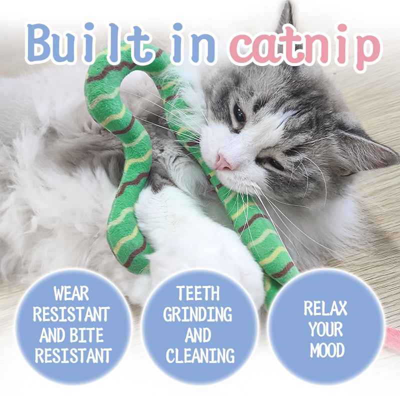 CAT PLUSH CATNIP TOY (4PCS)